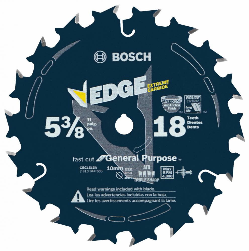 5-3/8 In. Edge Circular Saw Blade