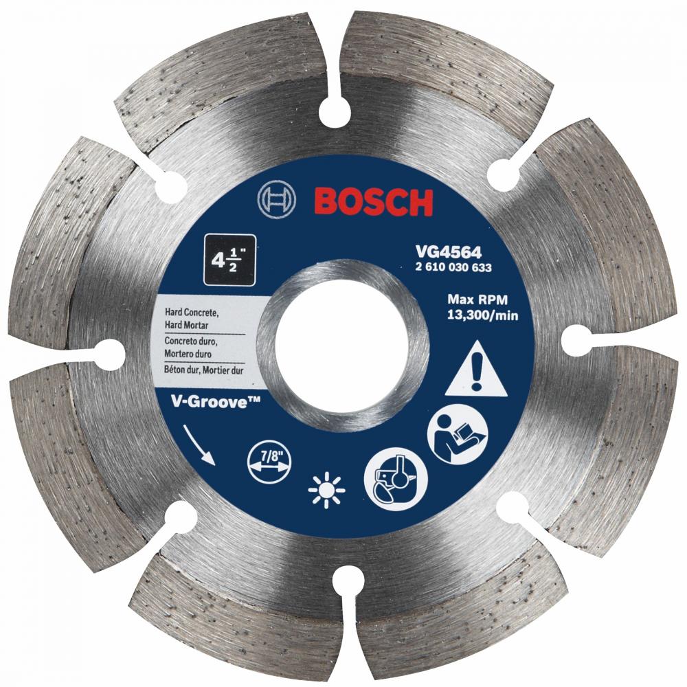 4-1/2 In. Seg. Rim V-Groove Blade