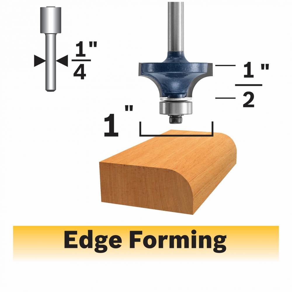 1/4 In. Roundover Router Bit