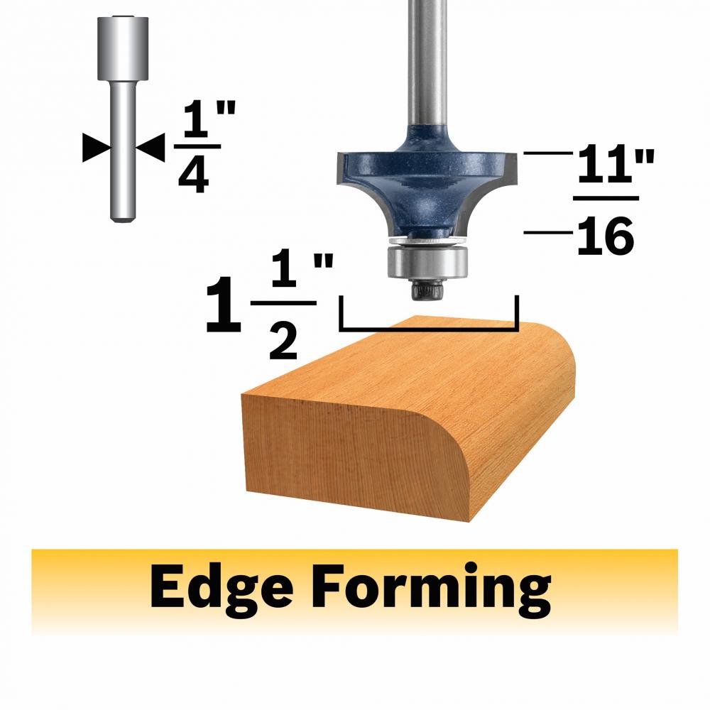 1/2 In. Roundover Router Bit