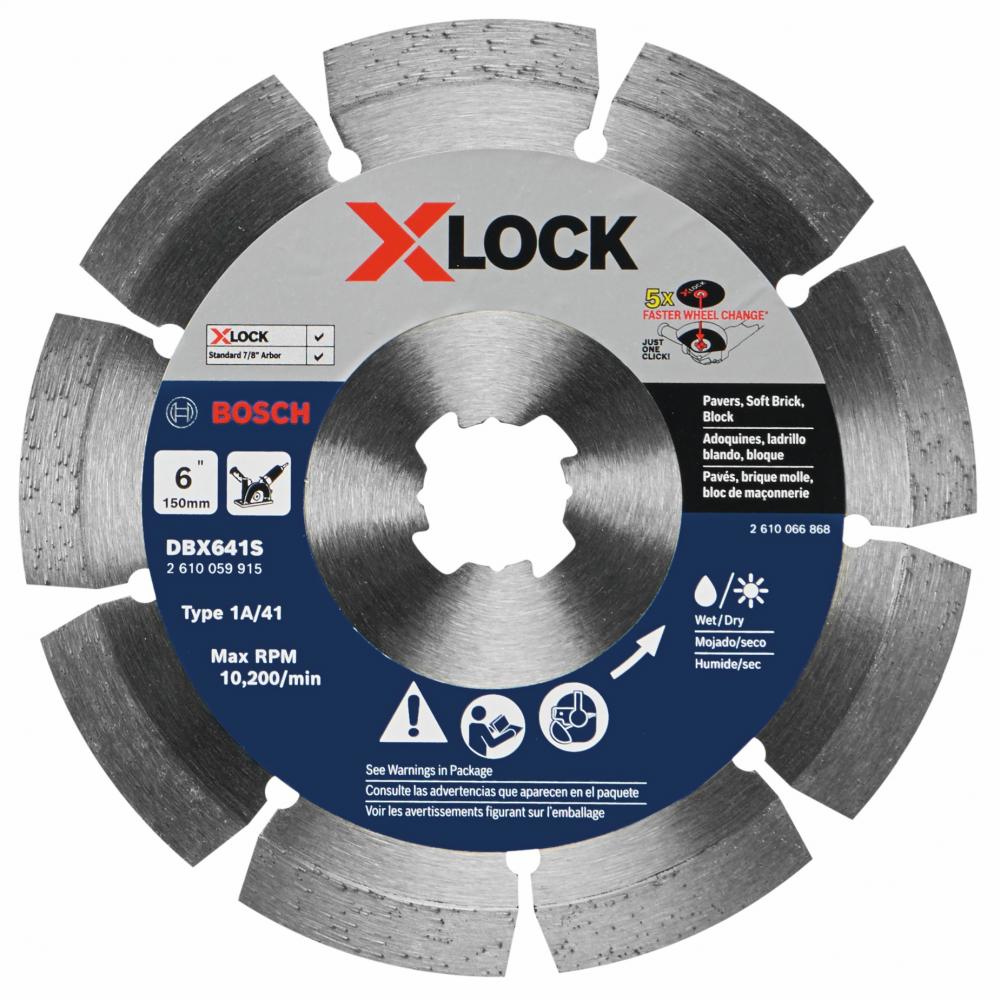 6 In. X-LOCK Diamond Blade