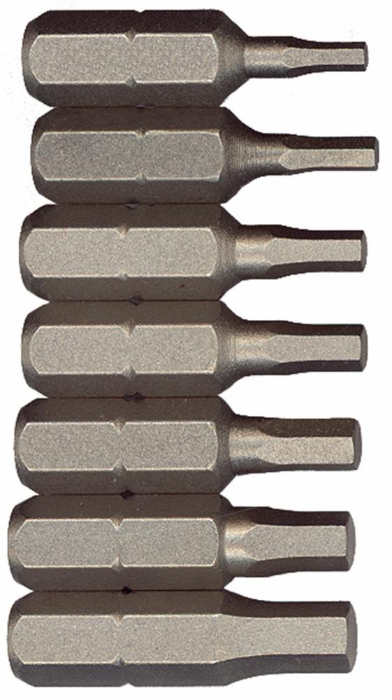 7 pc. 1 In. Allen® Insert Bit Set