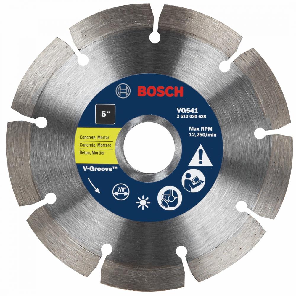 5 In. Segmented Rim V-Groove Blade