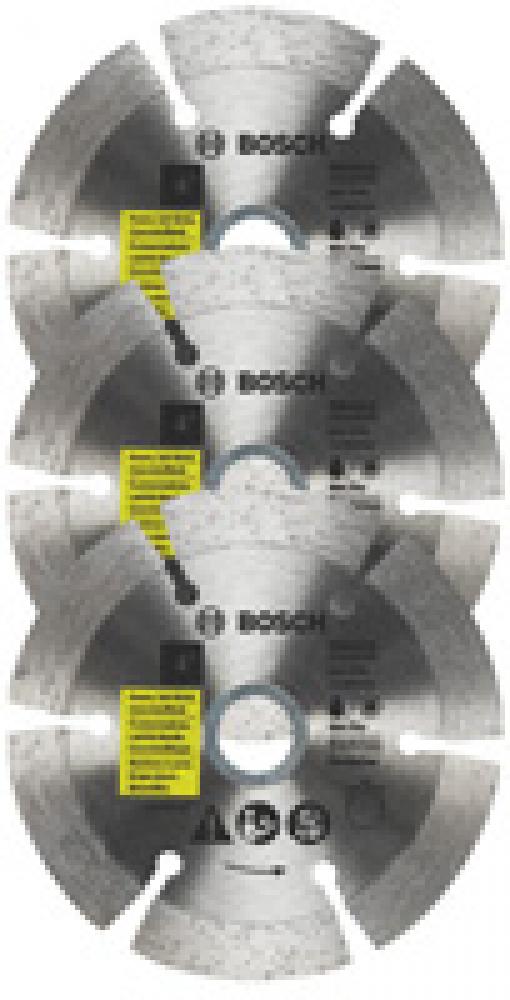 3 pc. Segmented Rim Diamond Blades