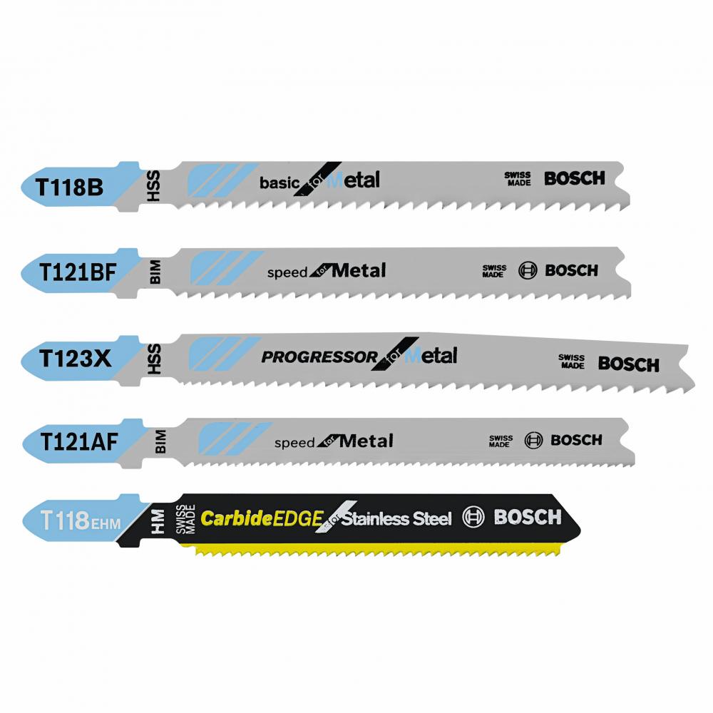 5 pc. T-Shank Jig Saw Blades