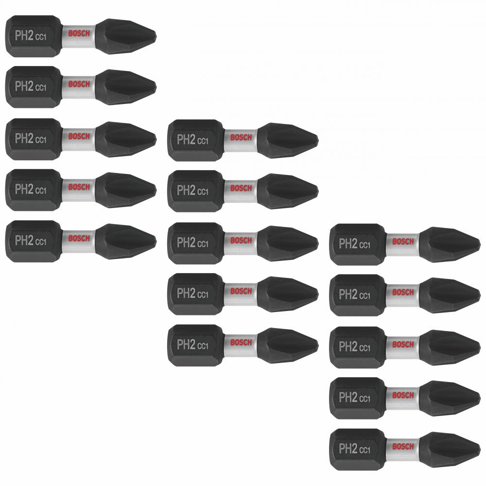 1 In. Phillips® #2 Insert Bits