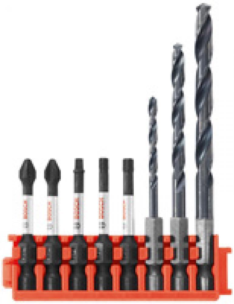 8 pc. Black Oxide Bits and Clip