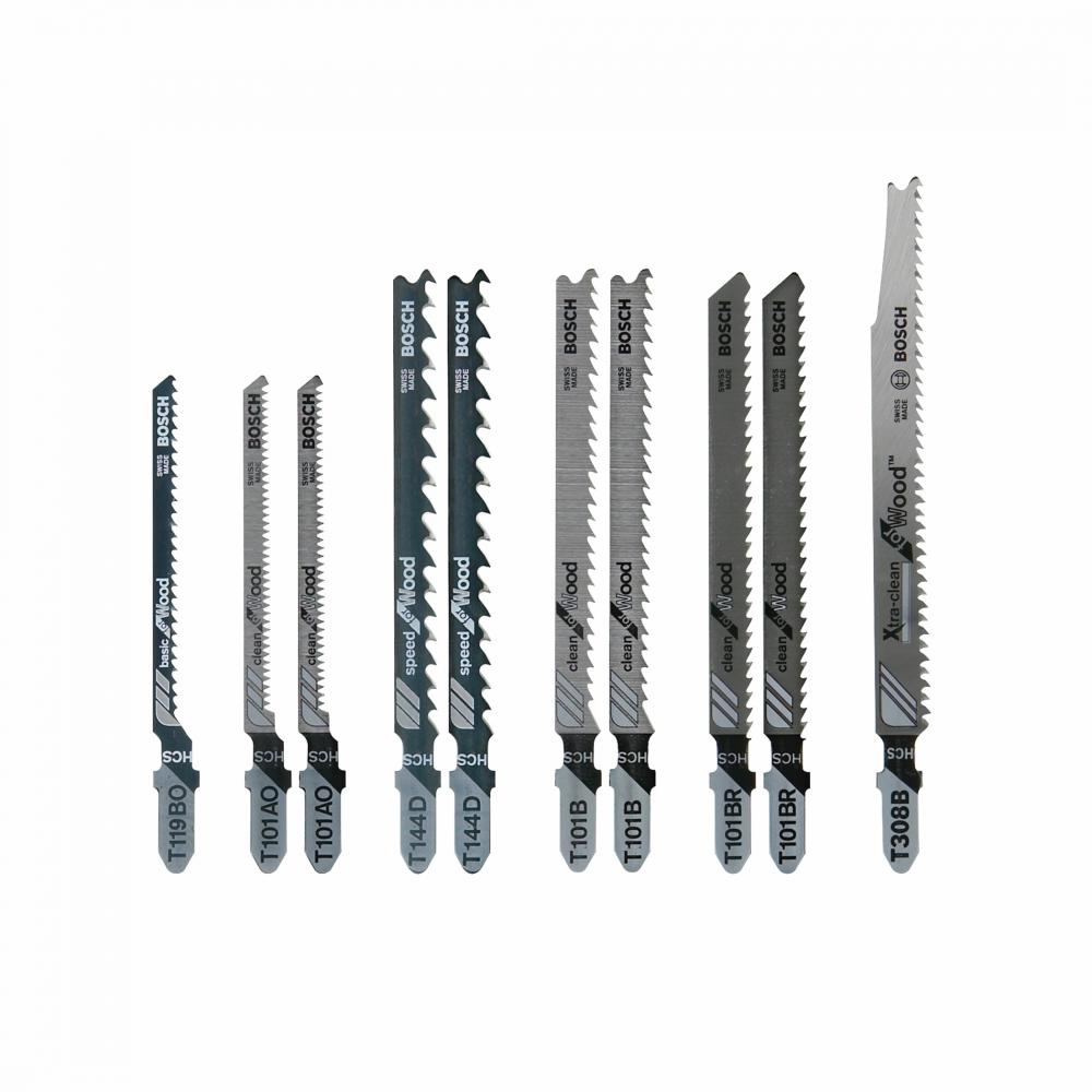 10 pc. T-Shank Jig Saw Blade Set