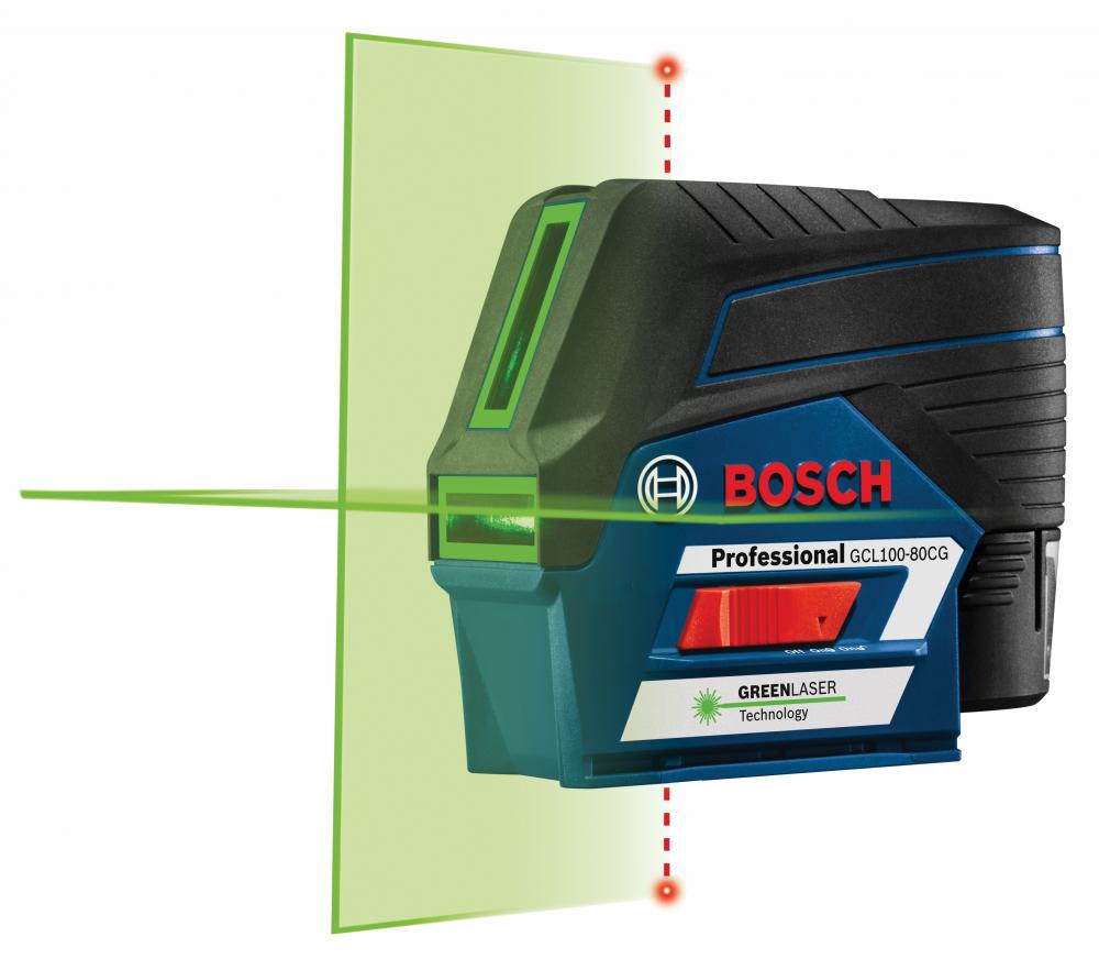 12V Max Green-Beam Cross-Line Laser