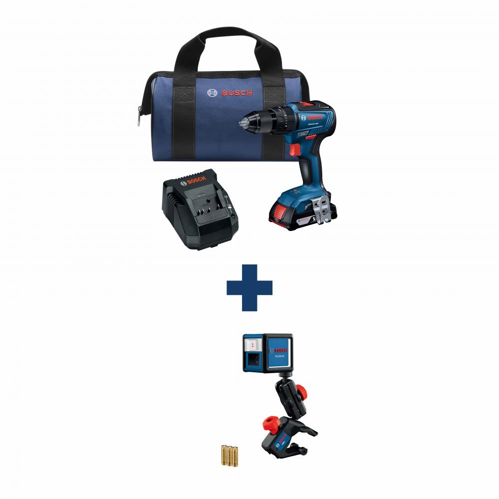 18V 1/2 In. Hammer Drill/Driver Kit