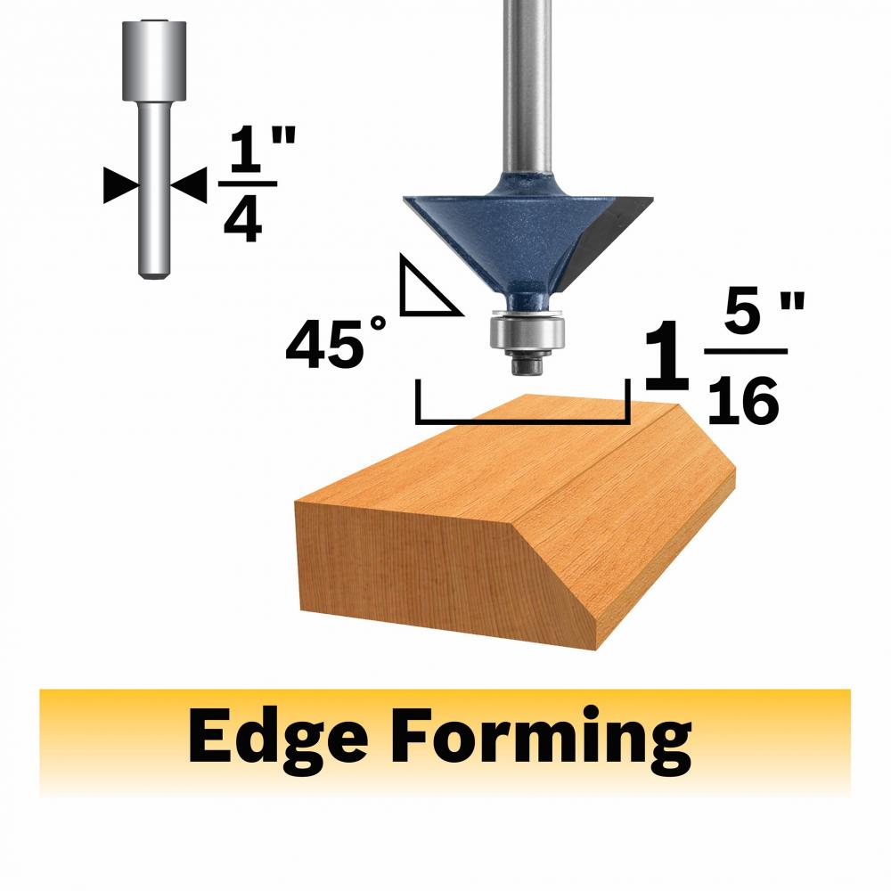 1-5/16 In. Chamfer Router Bit