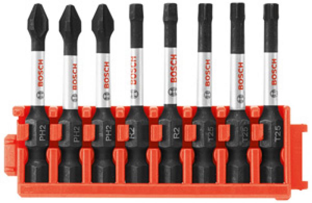 8 pc. Variety 2 In. Power Bit Clip