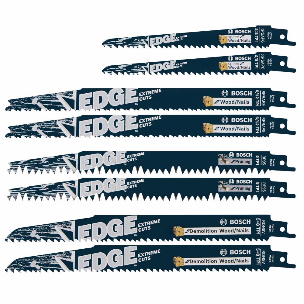 8 pc. Reciprocating Saw Blade Set