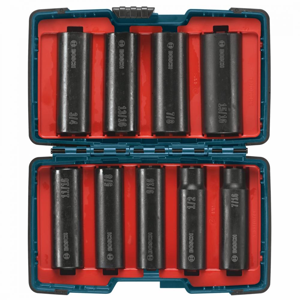 9 pc. 1/2 In. Socket Set