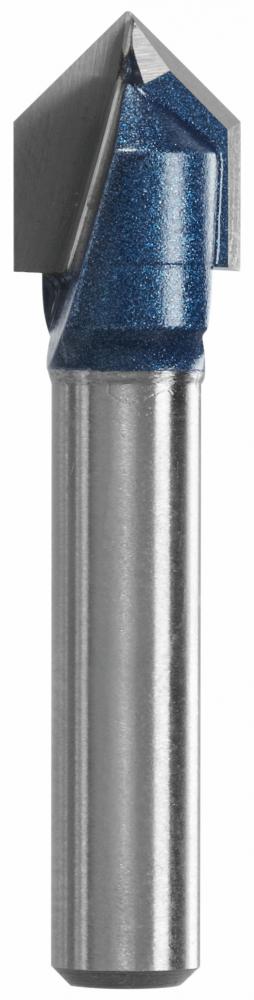 Carbide-Tipped V-Groove Router Bit