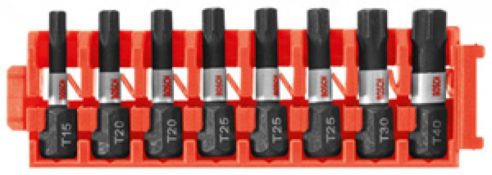 8 pc. Torx® 1 In. Insert Bit Clip