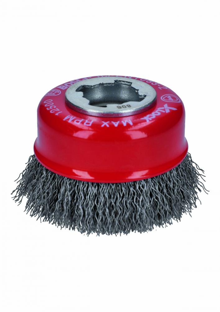 3 In. X-LOCK Crimped Wire Cup Brush