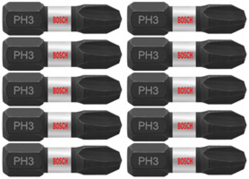 1 In. Phillips® #3 Insert Bits