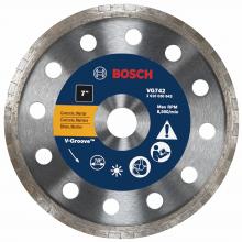 Bosch VG742 - 7 In. Turbo Rim V-Groove Blade