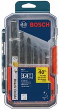 Bosch BL14 - Black Oxide Metal Drill Bit Set