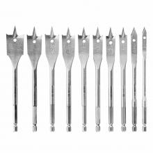 Bosch SB0010 - 10 pc. Chisel-Point Spade Bit Set