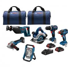 Bosch GXL18V-601B25 - 18V 6-Tool Combo Kit