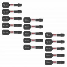 Bosch ITDSQ2115 - 15 pc. 1 In. Square #2 Insert Bits