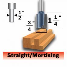 Bosch 85265MC - 3/4 In. Straight Router Bit