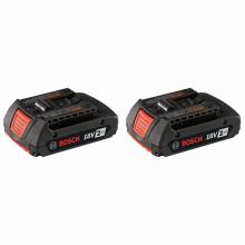 Bosch BAT612-2PK - 18V 2 Ah Standard Power Batteries