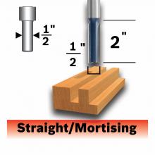 Bosch 85251MC - 1/2 In. Straight Router Bit