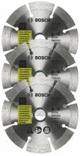 Bosch DB4541SB3 - 3 pc. Segmented Rim Diamond Blades