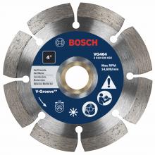 Bosch VG464 - 4 In. Segmented Rim V-Groove Blade