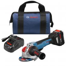 Bosch GWX18V-50PCB14 - 18V 4-1/2 - 5 In. Angle Grinder Kit