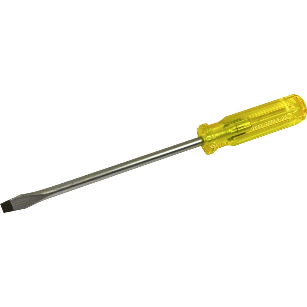 Slotted Screwdriver, 8&#34; Blade Length, .05 X 3/8&#34; Tip