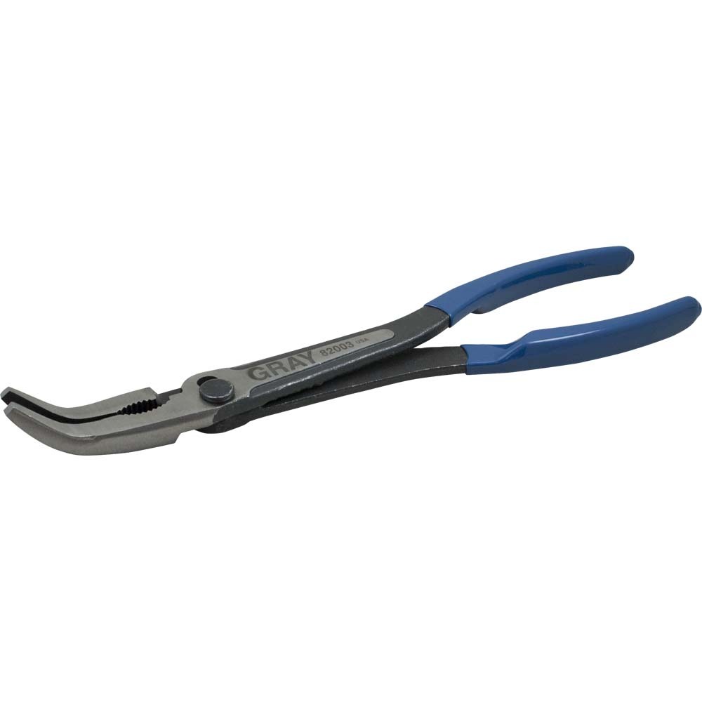 Heavy Duty Long Reach Bent Needle Nose Plier, 11-1/2&#34; Long