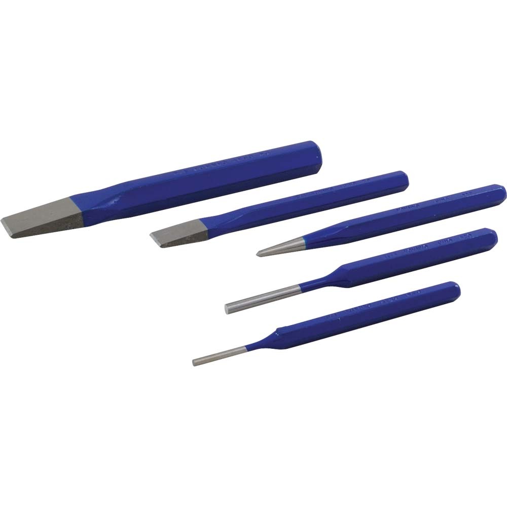 5 Piece Punch & Chisel Set