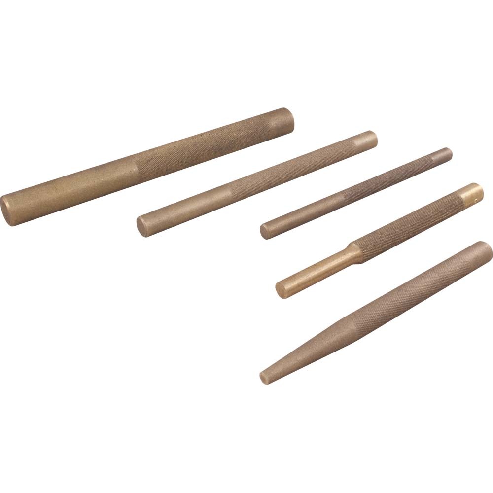 5 Piece Brass Drift Punch Set