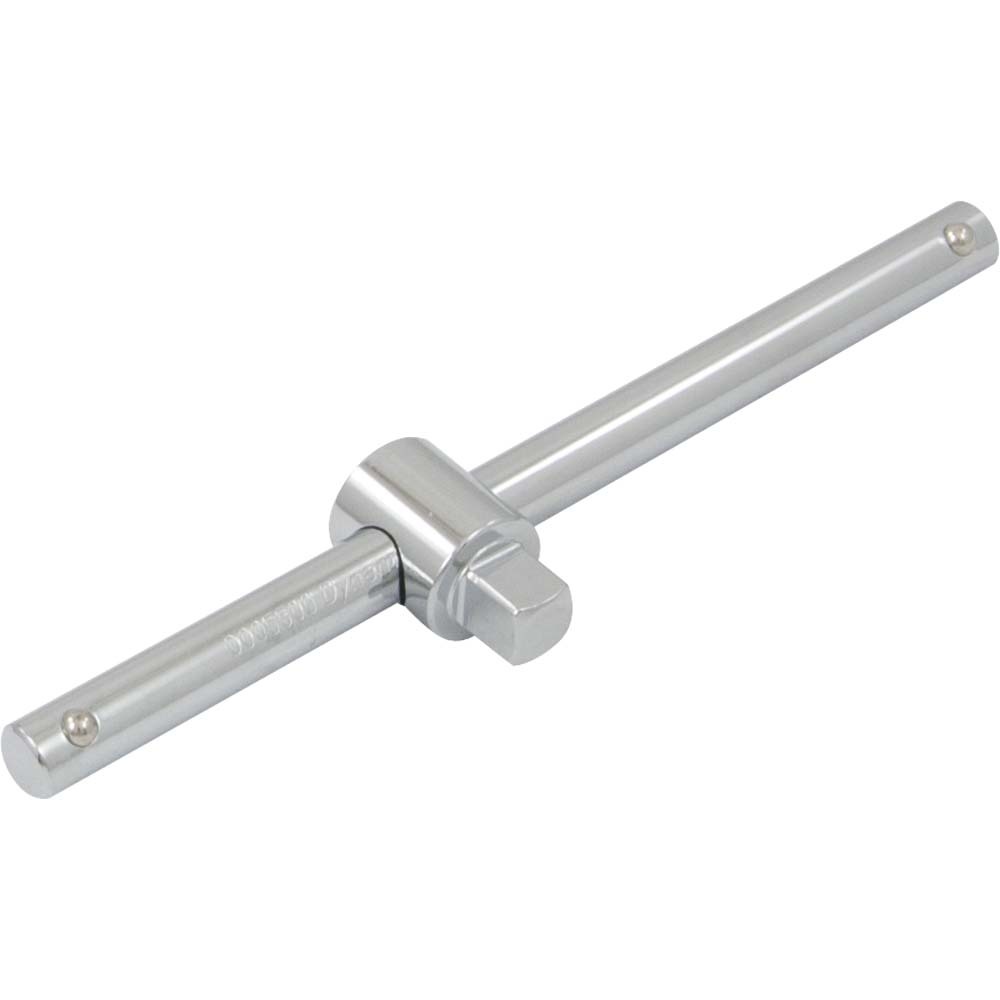 3/8 Drive Sliding T-handle, 6-1/2&#34; Long, Chrome Finish