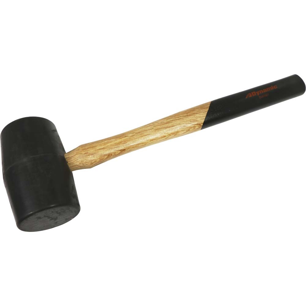 1.5lb. Rubber Mallet, Hickory Handle