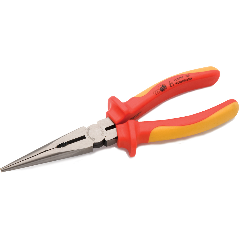 8&#34; Long Nose Pliers, 1000V Insulated