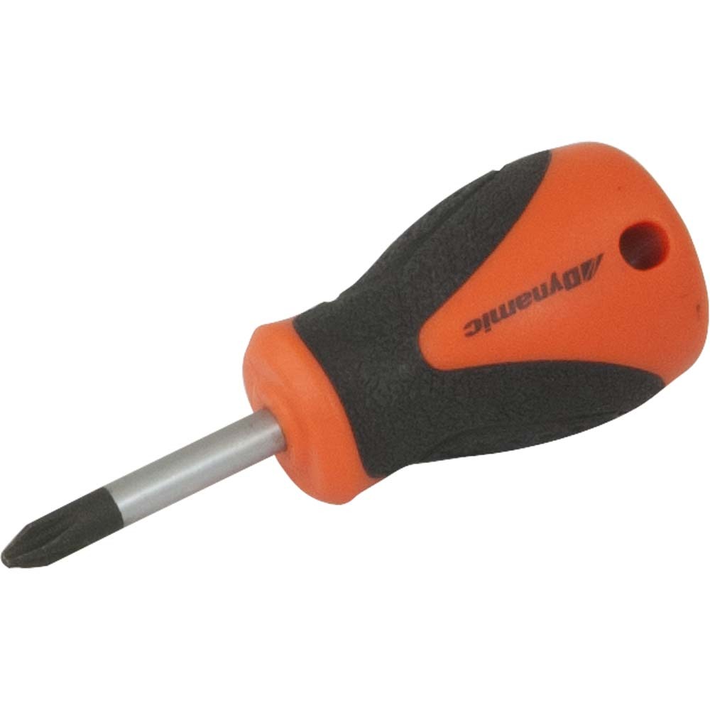 #2 Phillips® Stubby Screwdriver, Comfort Grip Handle