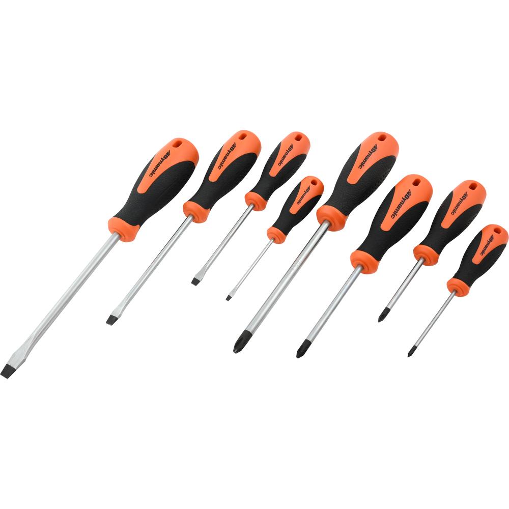 8 Piece Assorted Screwdriver Set, Comfort Grip Handles