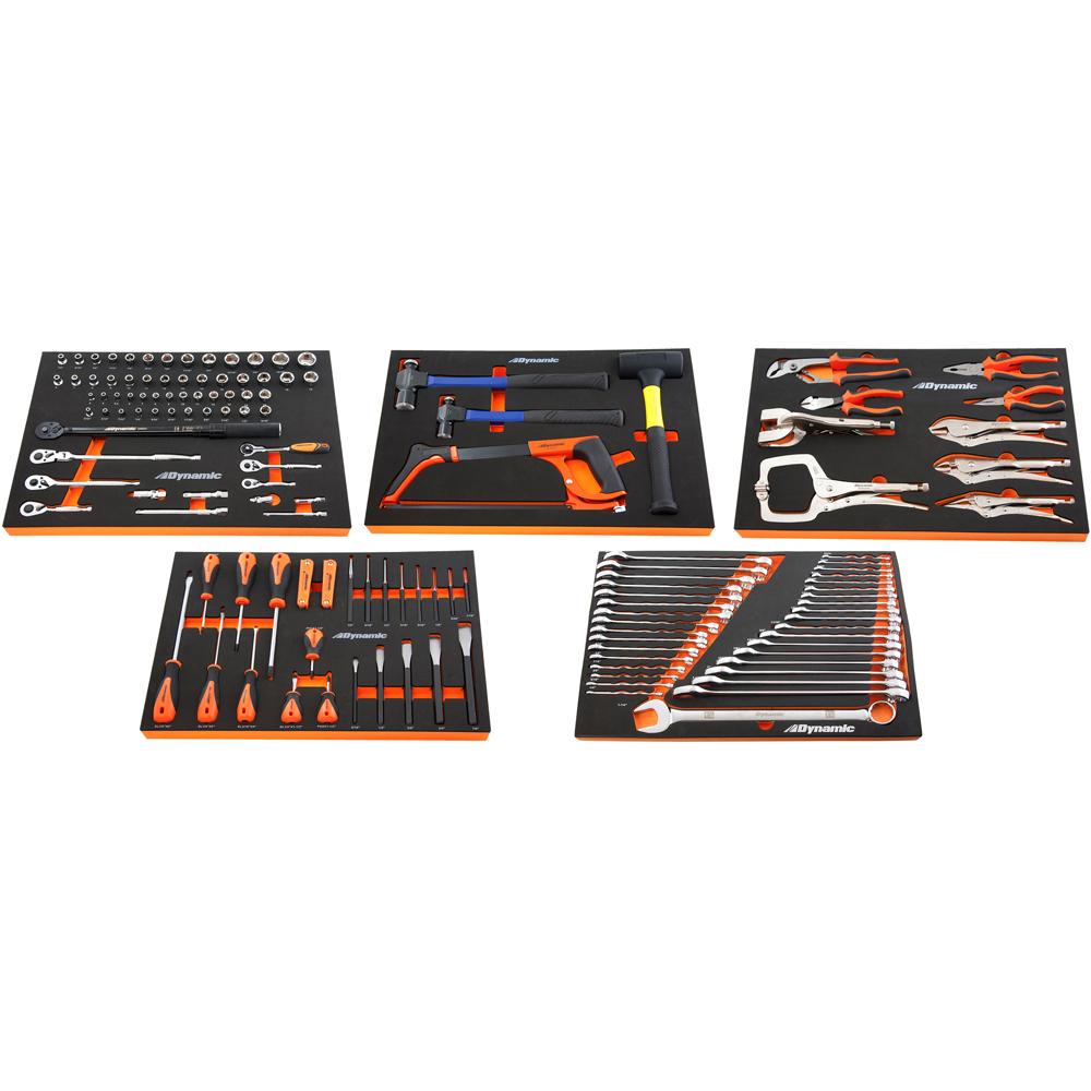 125 Piece Auto Mechanic Set Bundle, Tools Only