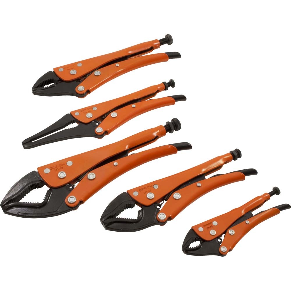 5 Piece General Locking Plier Grip Set