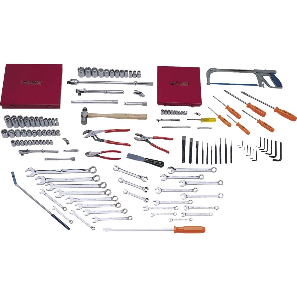 132 Piece SAE & Metric Starter Set, Tools Only