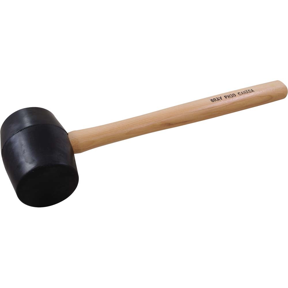 28 Oz. Rubber Mallet, 16&#34; Long