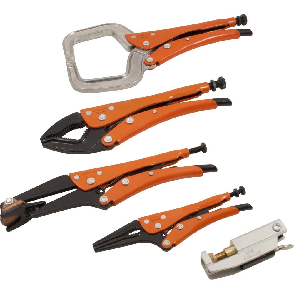 5 Piece Welding Locking Plier Set