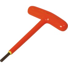 Gray Tools 67604-I - 4mm T-handle S2 Hex Key, 1000V Insulated