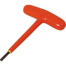 Gray Tools 68609-I - 9/64" S2 T-handle Hex Key, 1000V Insulated