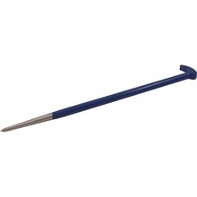 Gray Tools C39A - 11" Rolling Head Pry Bar, 1/2" Round Shank, Royal Blue Paint Finish